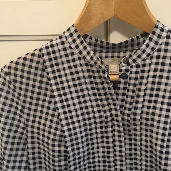J.Crew gingham print top Sz S - Picture 3 of 6